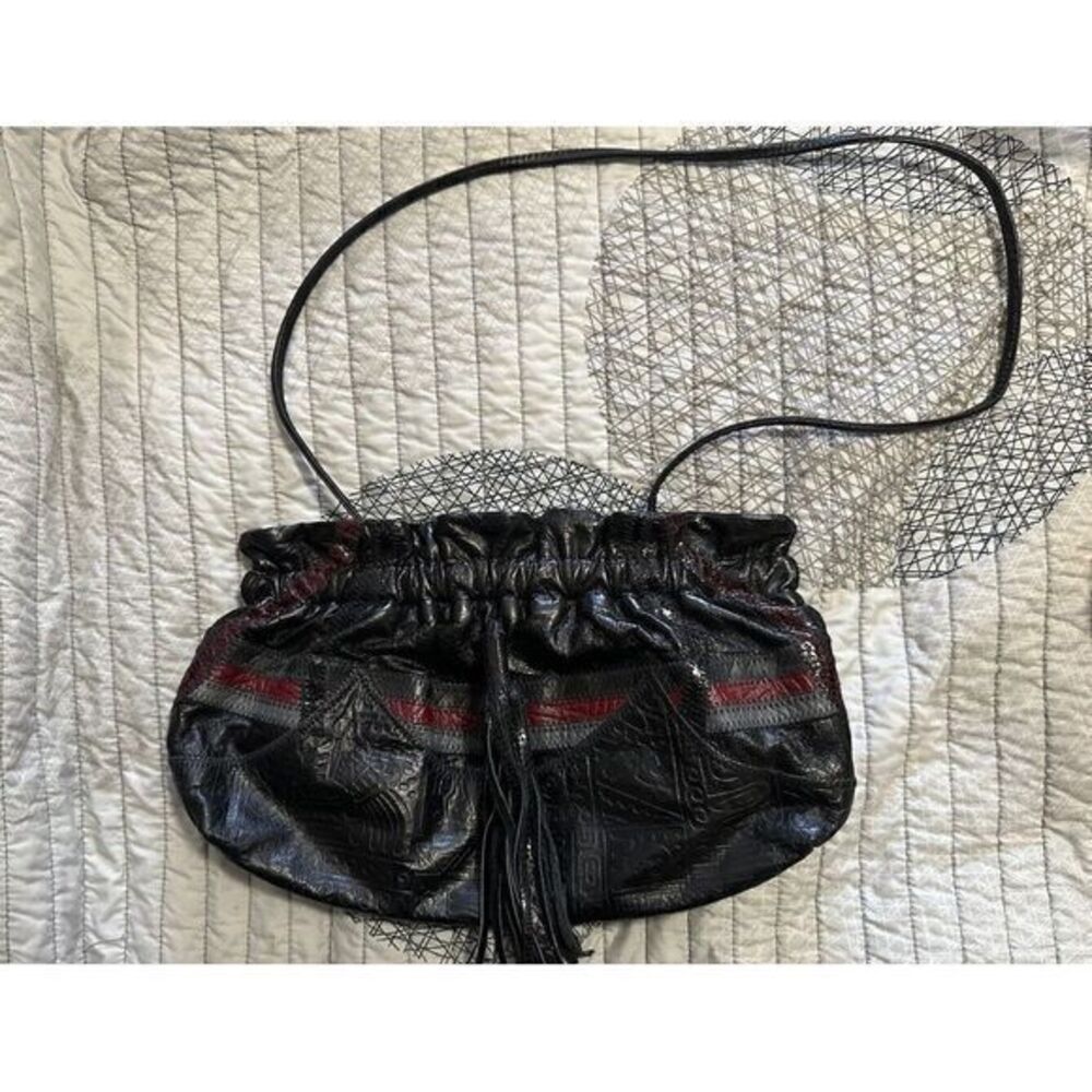 Bags By Jane Designs By Michael Clamshell Vintage Purse Black Dinner‎ Party Show